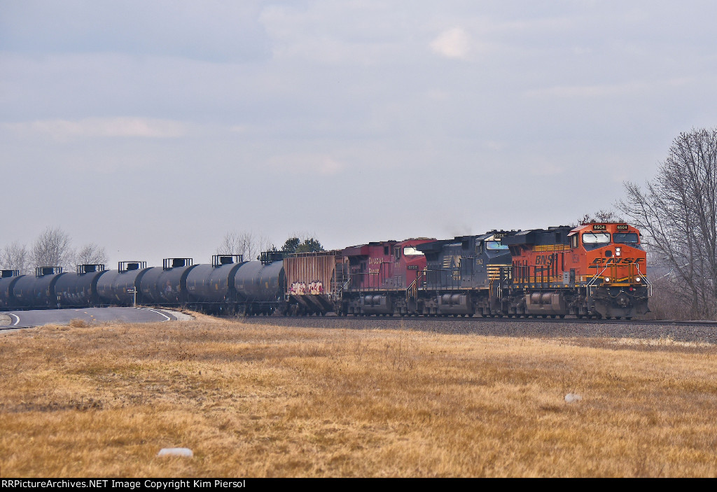 BNSF 6504 NS 9943 CP 8796